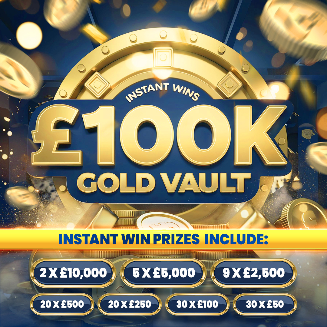 £100K Instant Wins WIN EVERYTIME!