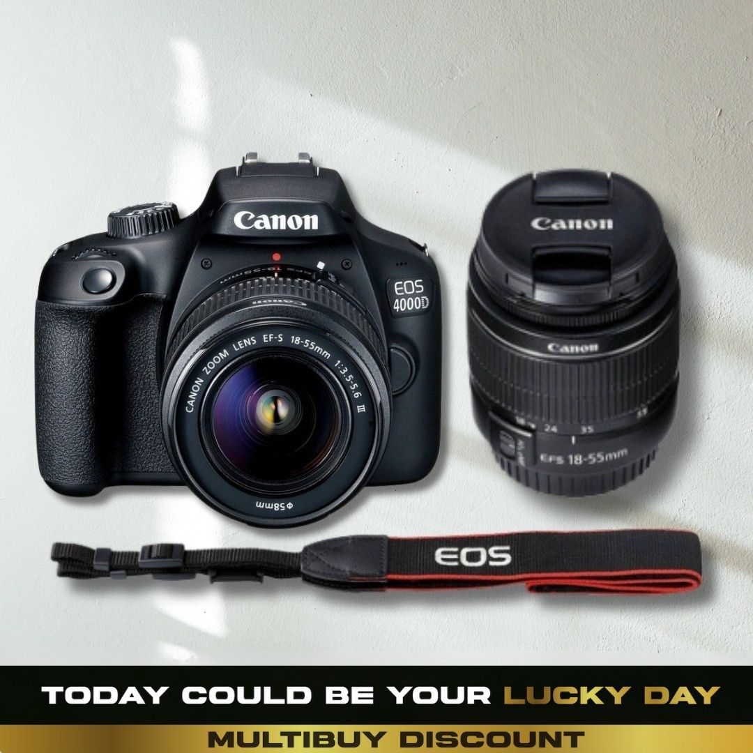 Canon EOS 4000D Kit (18-55 III) #30 - Lucky Day Competitions