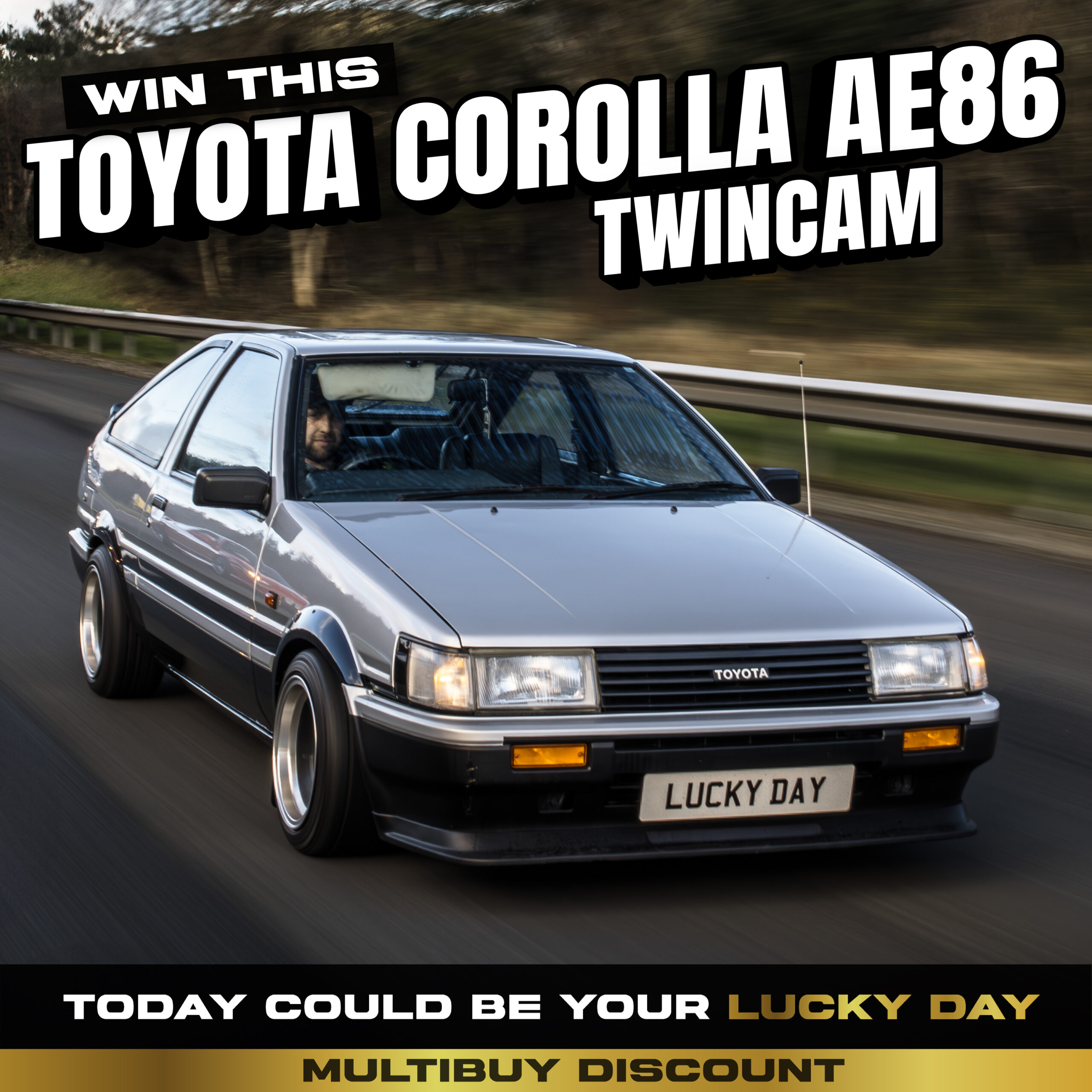 1984 Toyota AE86 - Grade 4 JDM Icon - Lucky Day Competitions