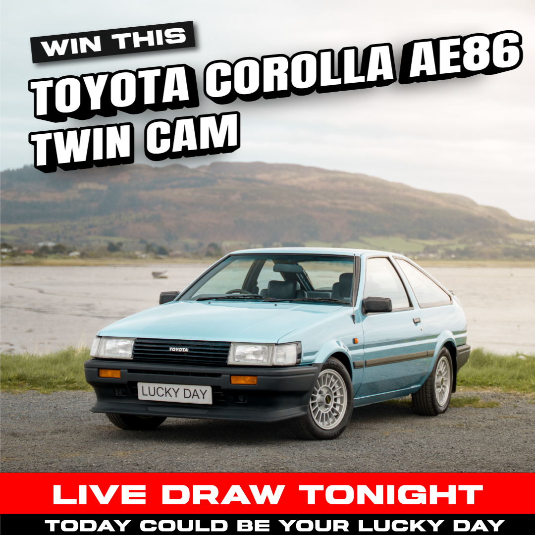【昭和48年】トヨタ COROLLA賞 記念杯 新記録達成記念　 R8YC66 1985 Toyota Corolla AE86 - Lucky Day Competitions
