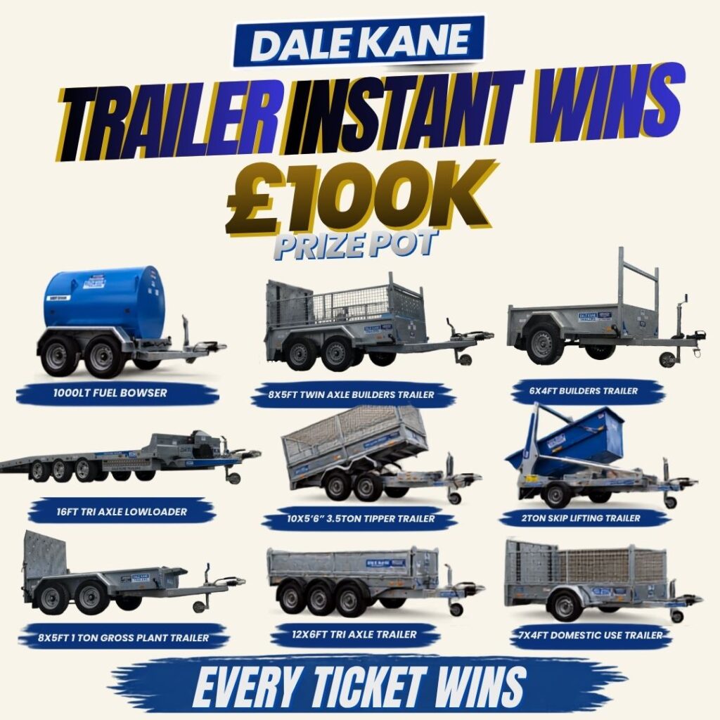 Dale Kane Trailer Instant Wins – Every Ticket Wins!