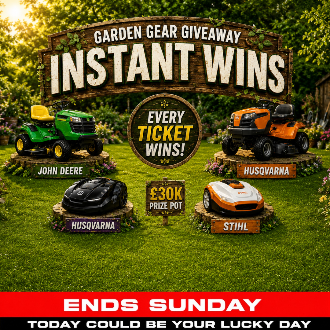 £30k GARDEN GEAR GIVEAWAY INSTANT WINS!