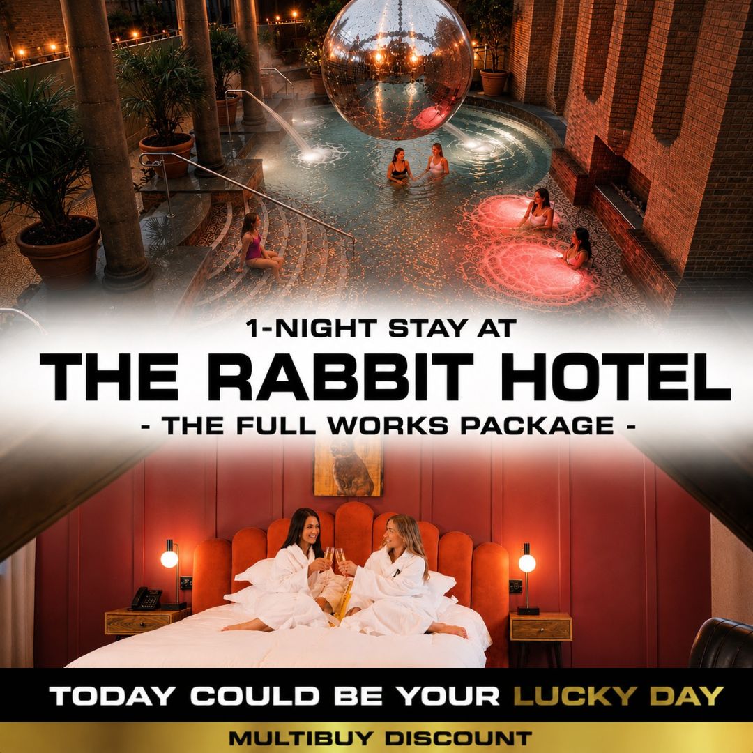 The Rabbit Hotel – The Full Works Package for Two