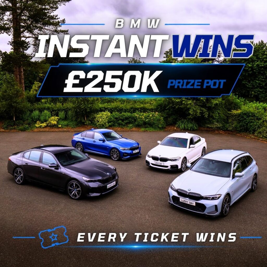 BMW Instant Wins – Every Ticket Wins!