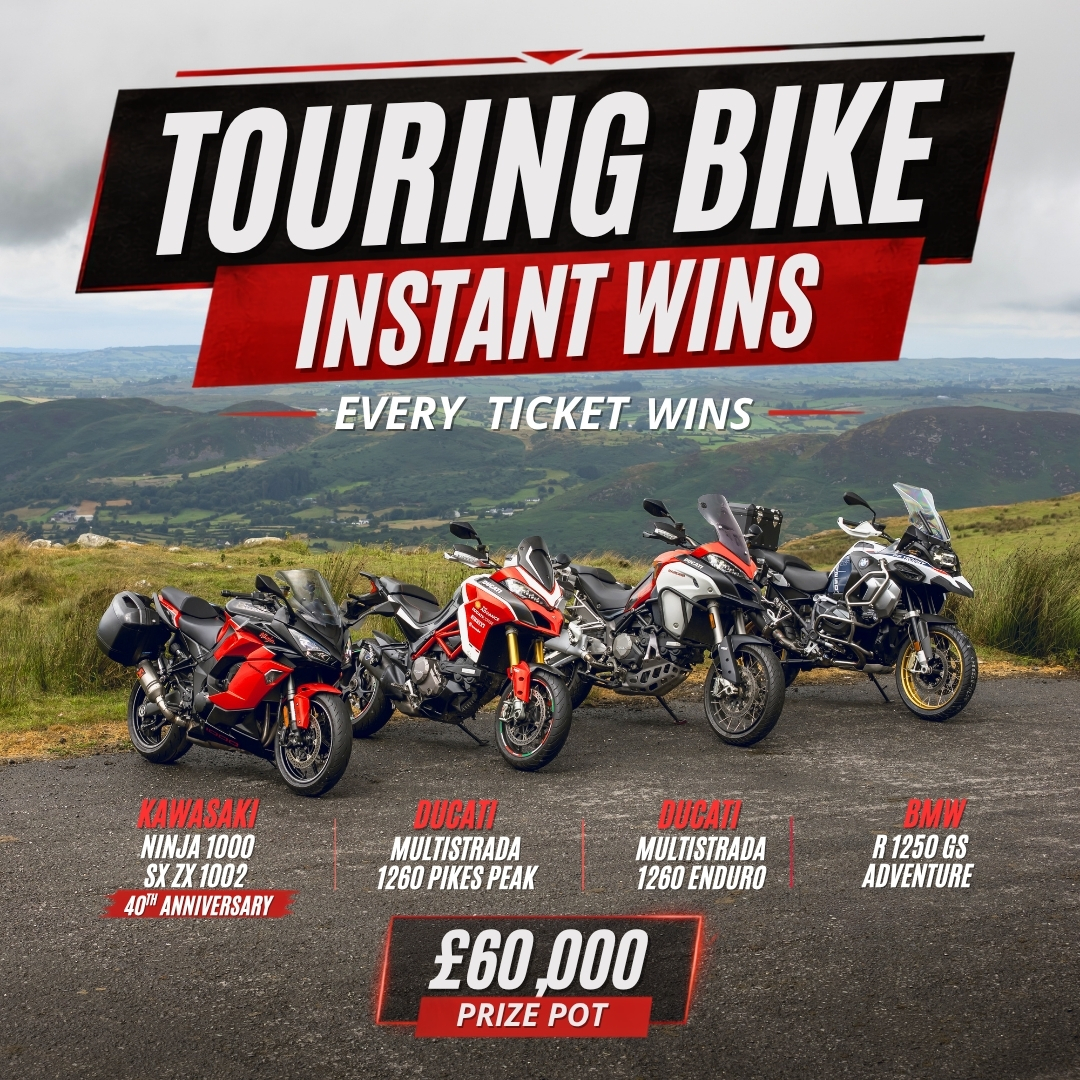 Touring Bike Instant Wins EVERY TICKET WINS!
