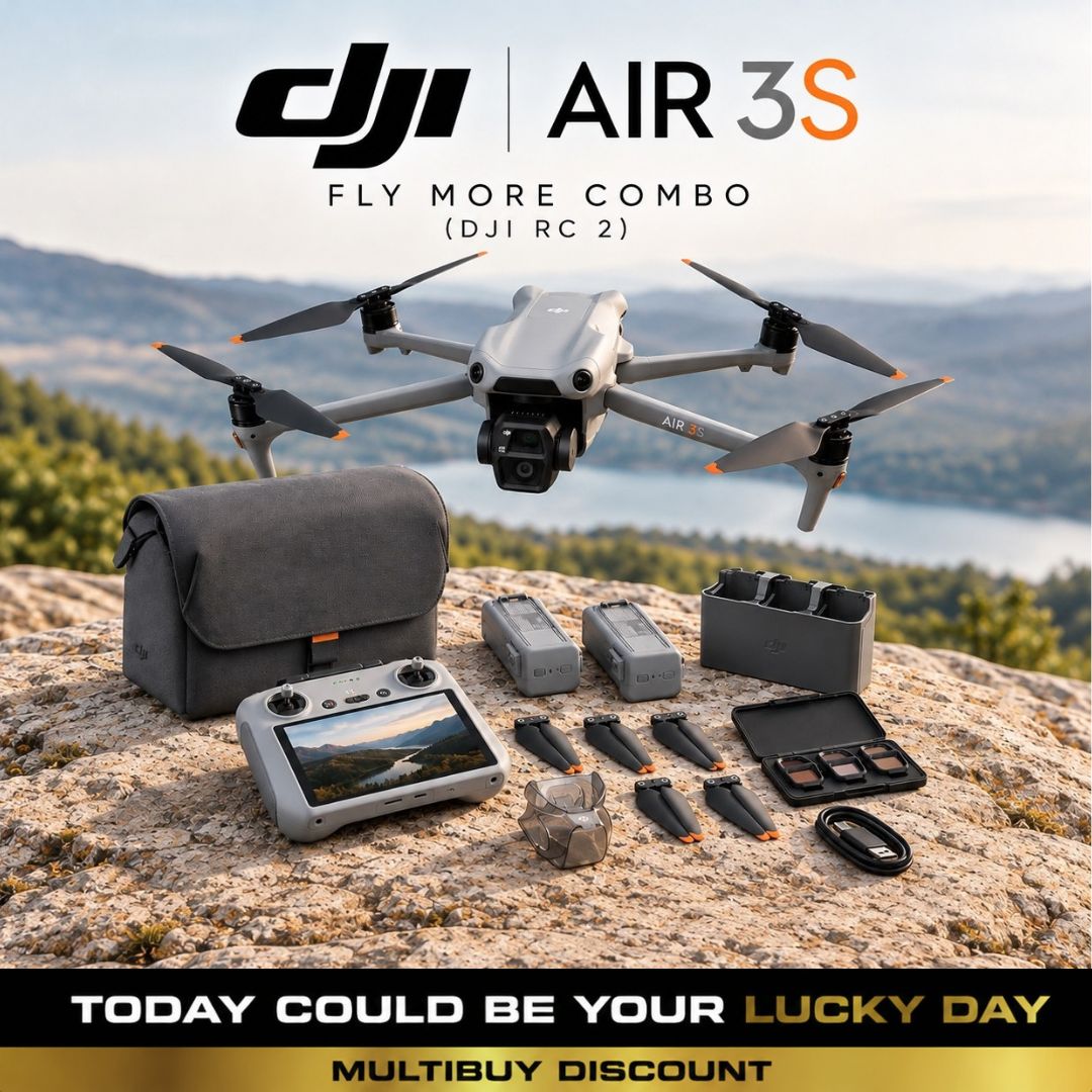 DJI Air 3S Fly More Combo (DJI RC 2)